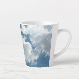 Cloudy Sky Abstract Photography Latte Mug