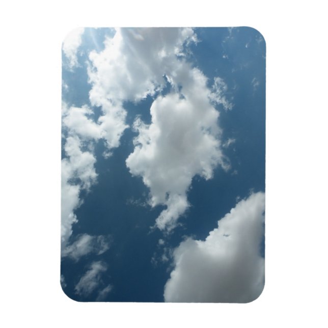Cloudy Sky Abstract Photography Magnet (Vertical)