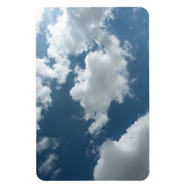 Cloudy Sky Abstract Photography Magnet (Vertical)