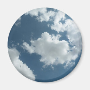 Cloudy Sky Abstract Photography Magnet