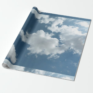 Cloudy Sky Abstract Photography Wrapping Paper