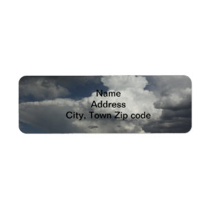 Cloudy Sky Address Labels