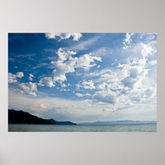 Cloudy Sky at Tahoe Poster