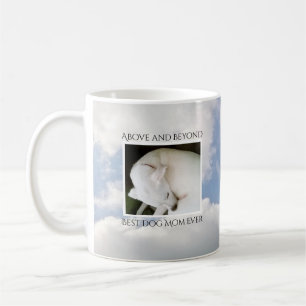 Cloudy Sky Best Dog Mum Cute Peaceful Blue Coffee Mug