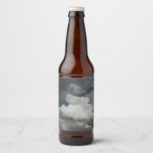Cloudy Sky Bottle Label