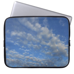 Cloudy sky laptop sleeve
