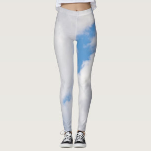 Cloudy sky leggings