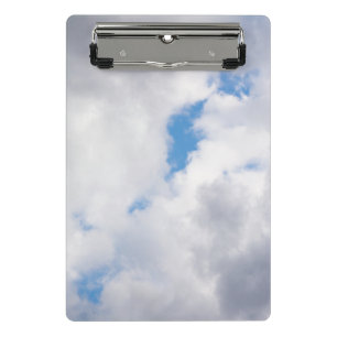 Cloudy sky mini clipboard