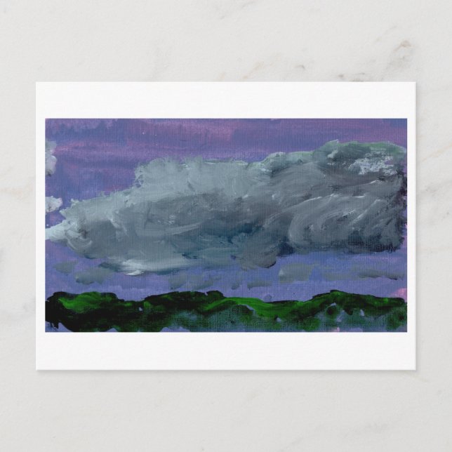 Cloudy sky postcard (Front)