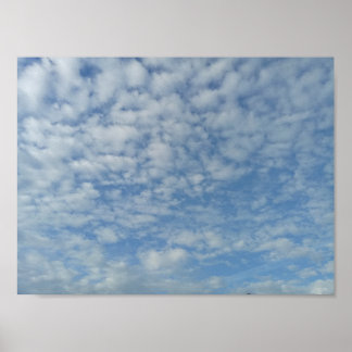 cloudy sky poster