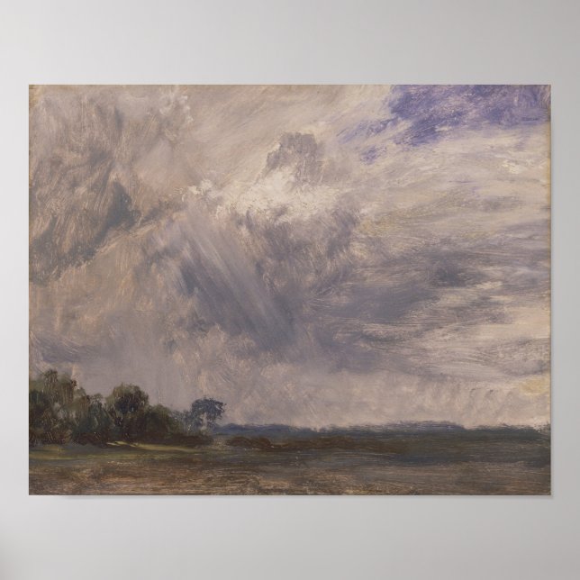 Cloudy Sky Study – John Constable Poster (Front)