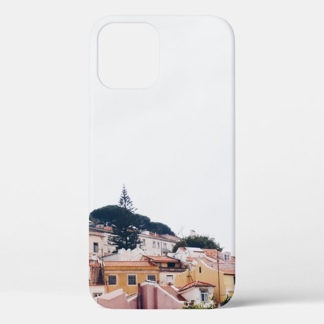 CLOUDY SKY WITH CITY Case-Mate iPhone CASE (Back)