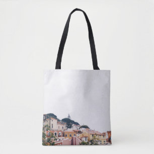 CLOUDY SKY WITH CITY TOTE BAG