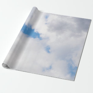 Cloudy sky wrapping paper