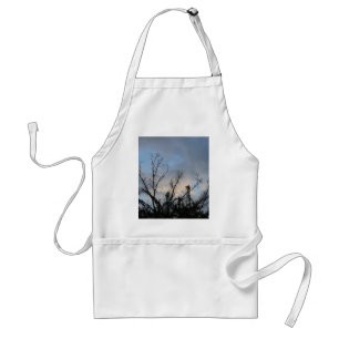 Cloudy Sun Set Tree Standard Apron