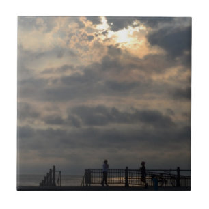 Cloudy Sunrise by Shirley Taylor Tile