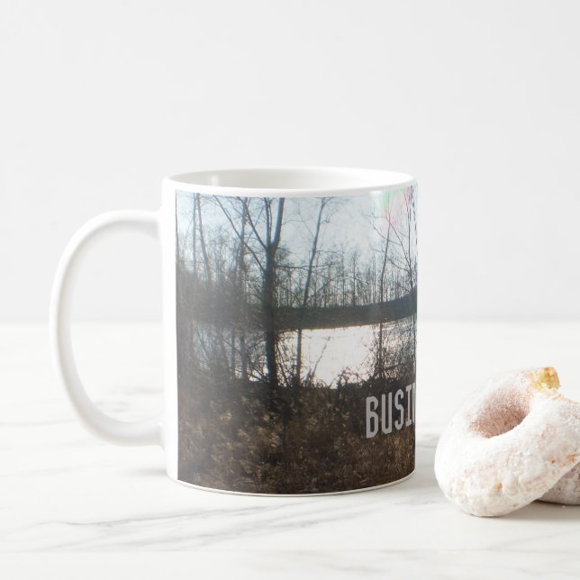 Cloudy Sunset Coffee Mug (With Donut)