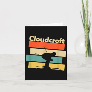 Clouroft New Mexico Retro Ski  Card