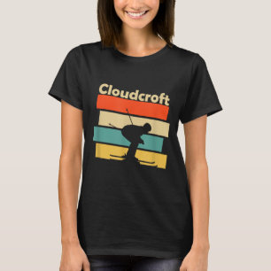 Clouroft New Mexico Retro Ski T-Shirt