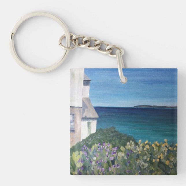 Clovelly Devon  Key Ring (Front)