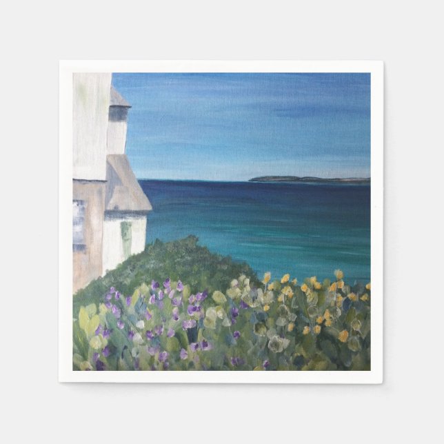 Clovelly Devon  Napkin (Front)