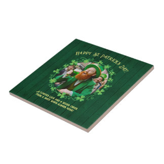 Clover & Beer Companionship Ceramic Tile