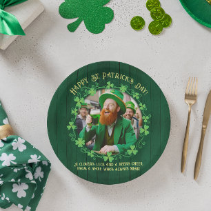 Clover & Beer Companionship Paper Plate