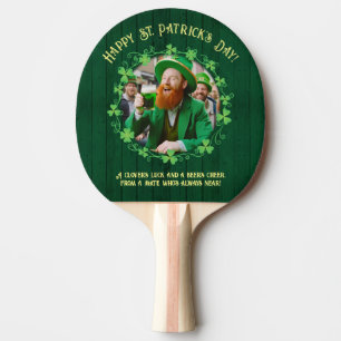 Clover & Beer Companionship Ping Pong Paddle