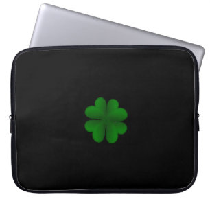Clover (black) laptop sleeve