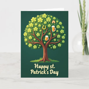 Clover Canopy St Patricks Day Card