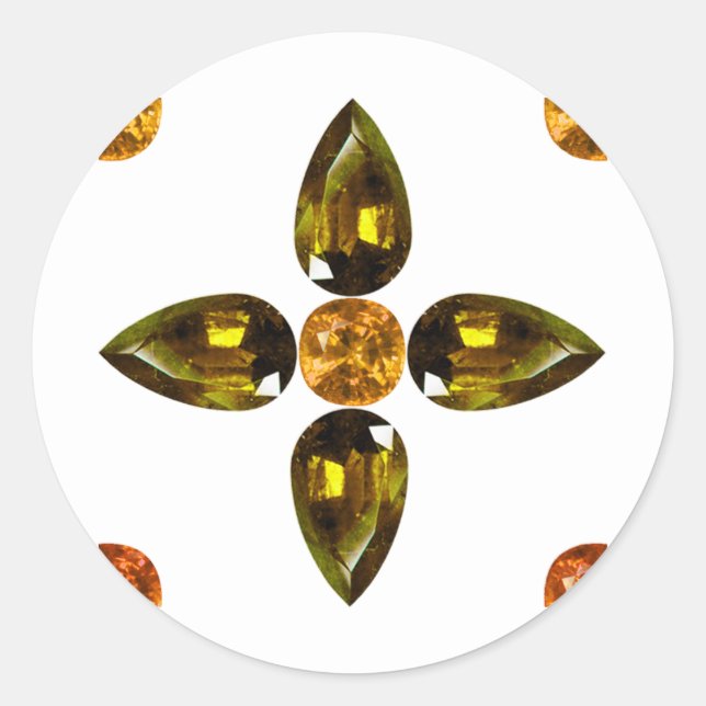Clover Classic Round Sticker (Front)