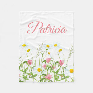 Clover & Daisies Fleece Blanket