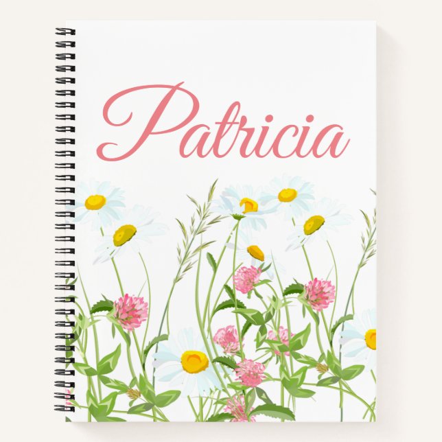 Clover & Daisies Notebook (Front)