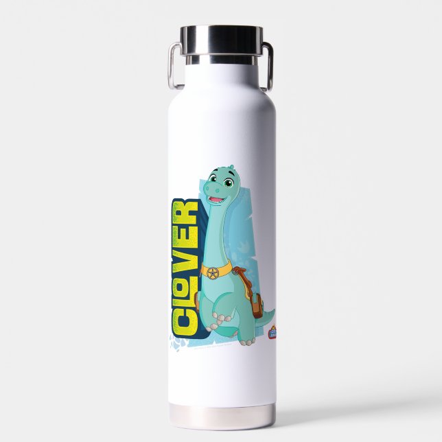Clover | Dino Ranch Water Bottle (Front)
