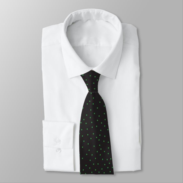 Clover Dots Tie (Tied)