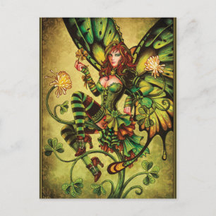 CLOVER FAIRY POSTCARD