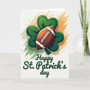 Clover Football Pattern Card