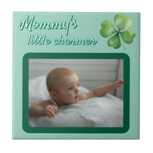 Clover Green Mummy's Little Charmer Ceramic Tile