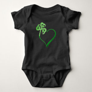 Clover Heart Baby Bodysuit