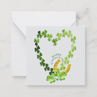 Clover Heart St. Patrick's Day Card