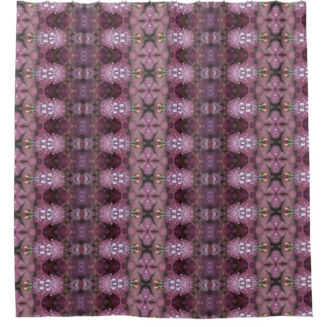 Clover Ikat 4 Shower Curtain (Front)
