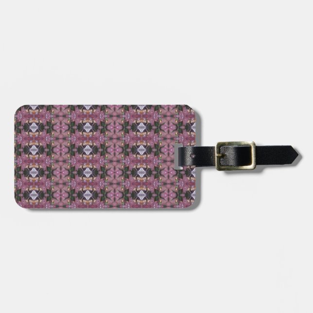 Clover Ikat 5  Luggage Tag (Front Horizontal)