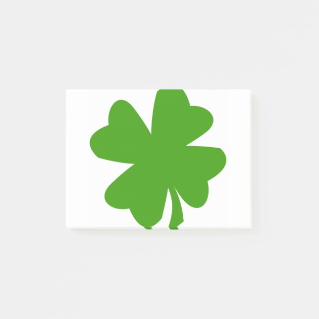 Clover image post-it notes (Front)