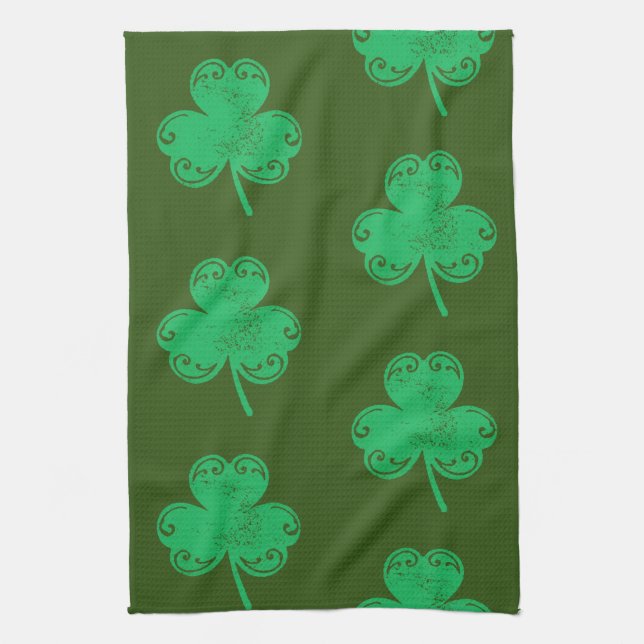 Clover Kitchen Towel  (Vertical)