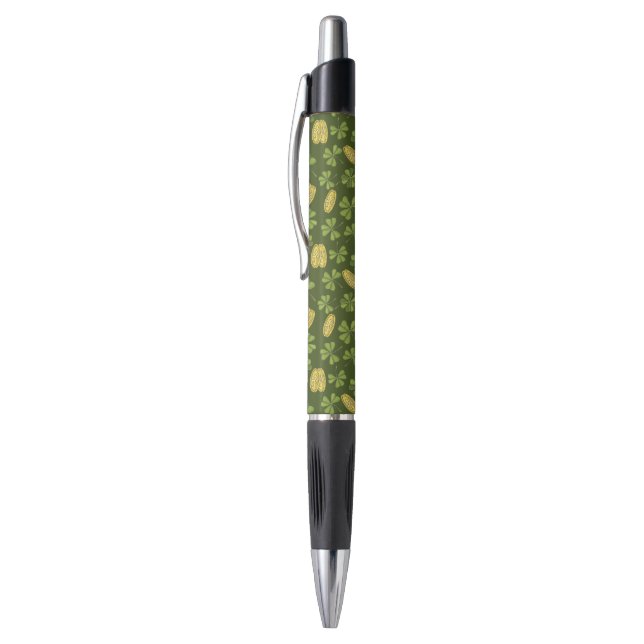 Clover Leaf & Gold Coin Pattern (Top (Vertical))