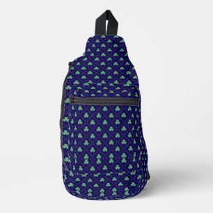 Clover Leaves St. Patrick's Day Pattern-53223 Sling Bag