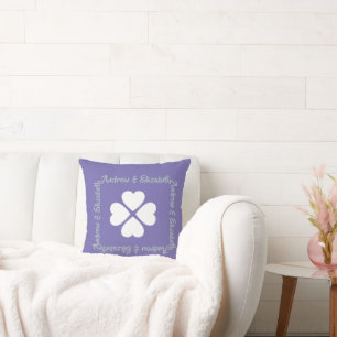 Clover Love Nest Throw Pillow