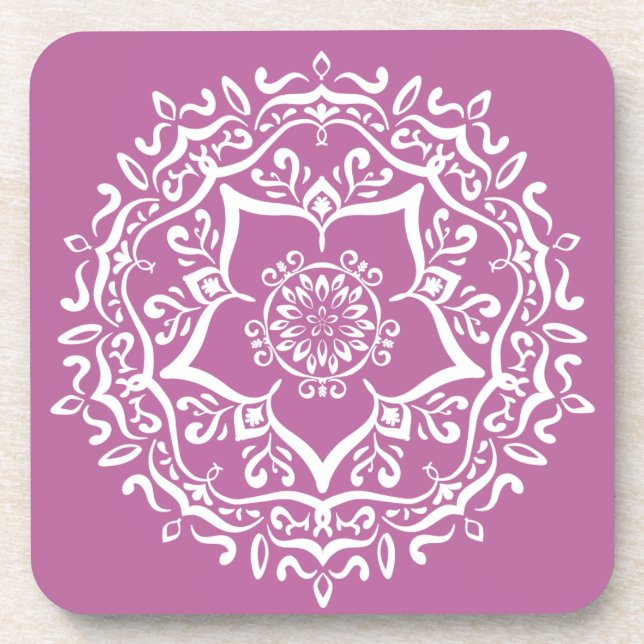 Clover Mandala Coaster (Front)