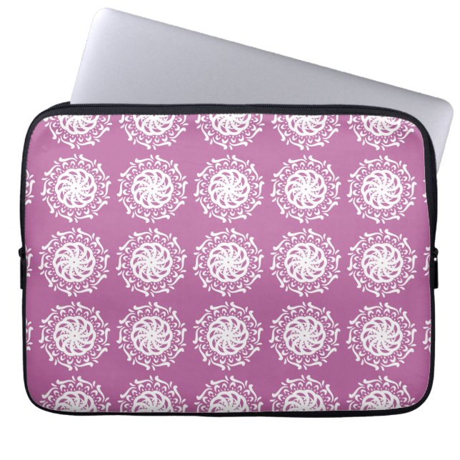 Clover Mandala Laptop Sleeve (Front)