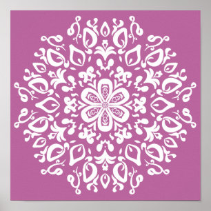 Clover Mandala Poster